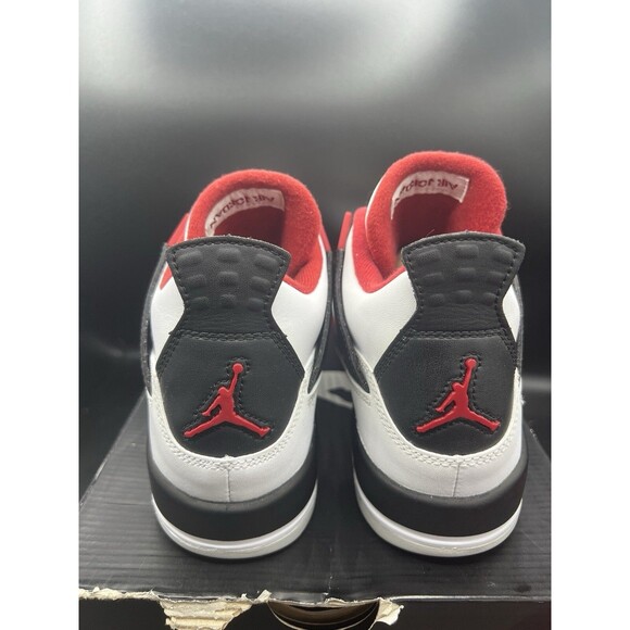 Air Jordan 4 Retro \'Fire Red\' 2012 GS Size 6Y / Wmn\'s 7.5 (408452-110) DS OG ALL main image 5
